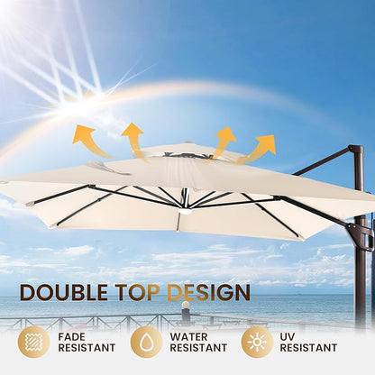 10 X 13 FT Cantilever Patio Umbrella - Image 8