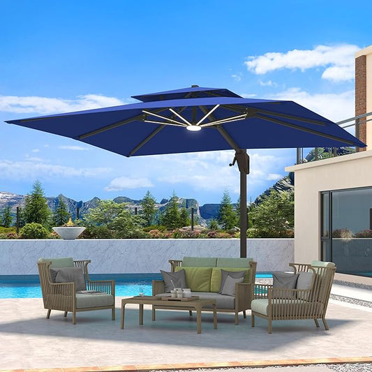 10 X 13 FT Cantilever Patio Umbrella by Ombrellon