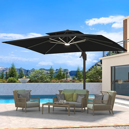 10 X 13 FT Cantilever Patio Umbrella by Ombrellon