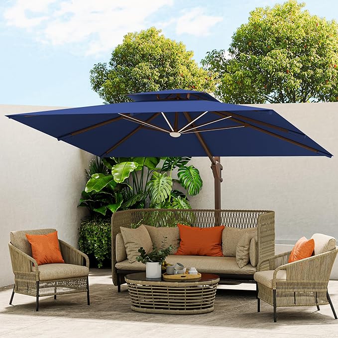 10 X 13 FT Cantilever Outdoor Patio Umbrella by MEVBC