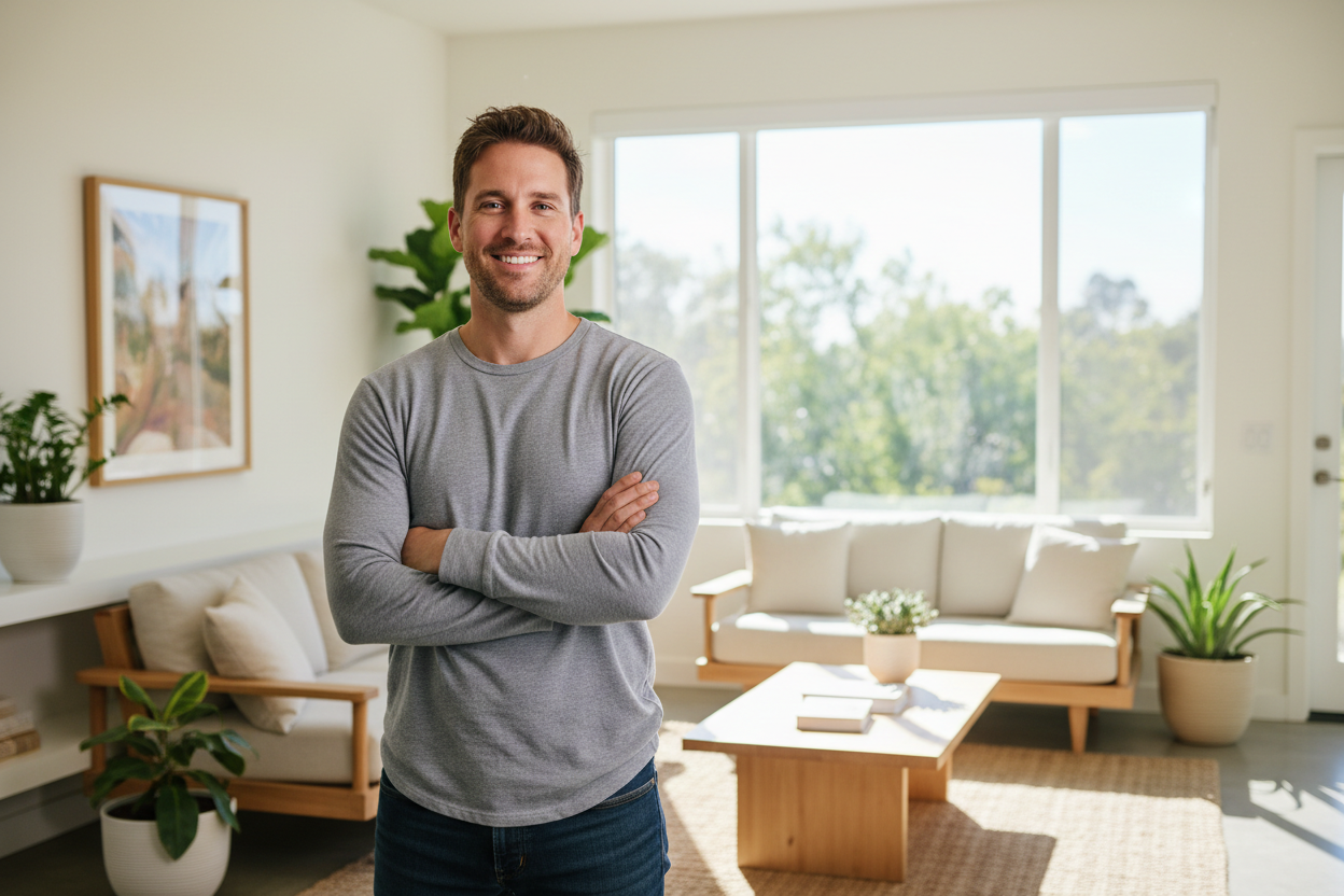 "I love that PurelyClean offers eco-friendly cleaning supplies that actually work. My home feels fresh, and I feel good about using them." – Ryan T. (reviews products and make it real photo)